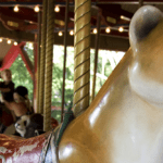 Close Up of Carousel Lioness