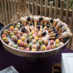 Tray of sweet treats on a table on the Zoo/