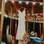 Wedding dress on Endangered Species Carousel